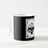 Emo Gothic and Punk Ace Poker Game Kaffeetasse (Vorderseite Links)
