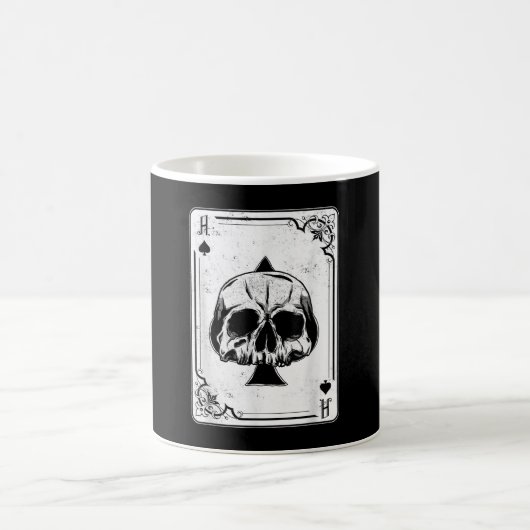 Emo Gothic and Punk Ace Poker Game Kaffeetasse (Mittel)