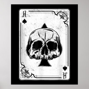 Emo Gothic and Punk Ace Poker Game Poster