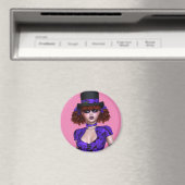EMO GOTHIC GIRL MAGNETS MAGNET (In Situ (Geschirrspüler))