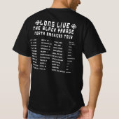 Emo Gothic Skeleton Parade, Marching Band Art, Ret T-Shirt (Rückseite)