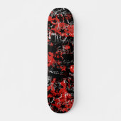 Emo Graffiti Red Skateboard (Vorne)
