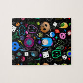 Emo Halloween-Muster Puzzle (Horizontal)