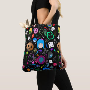 Emo Halloween-Muster Tasche