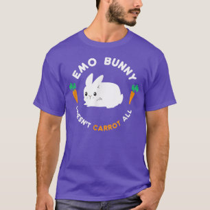 Emo Hase mag kein Karottchen , Lustiges süßes Oste T-Shirt