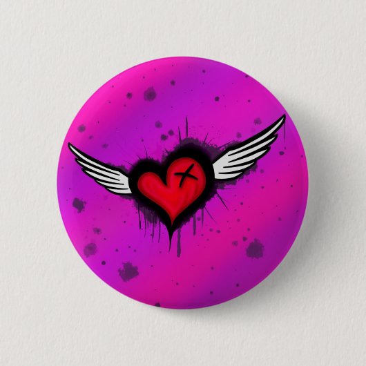 emo heart button (Vorderseite)