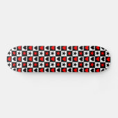 Emo Hearts & Stars Skateboard Deck (Horizontal)
