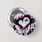 emo Herz Button (Vorne & Hinten)