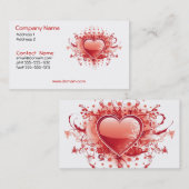 Emo Herz-Visitenkarte Visitenkarte (Vorne/Hinten)
