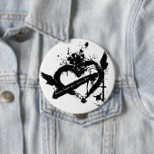 emo Herzknopf Button (Beispiel)