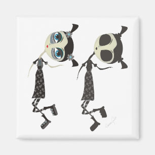 Emo ich und mein Emo Schatten Magnet