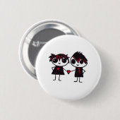 Emo in der Liebe Button (Vorne & Hinten)