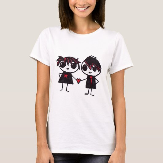 Emo in der Liebe T-Shirt (Vorderseite)