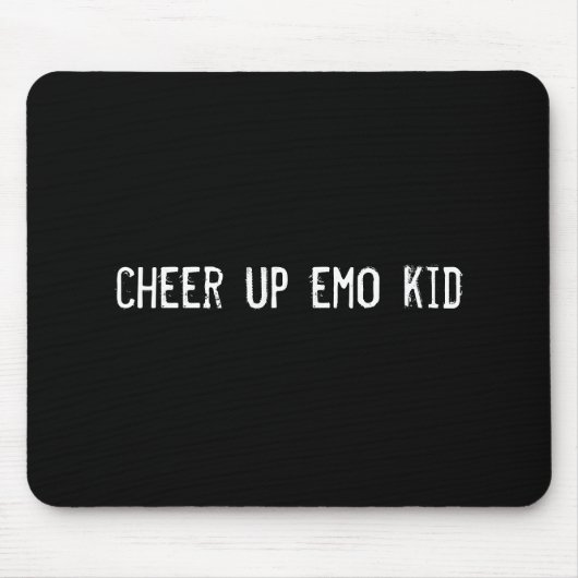 emo-Kind jubeln Mousepad (Vorne)