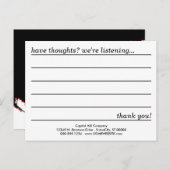 Emo-Kommentarkarte Postkarte (Vorne/Hinten)