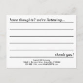 Emo-Kommentarkarte Postkarte (Vorderseite)