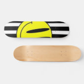 Emo Lächeln Skateboard (Horizontal)