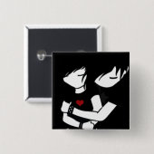 emo Liebe Button (Vorne & Hinten)