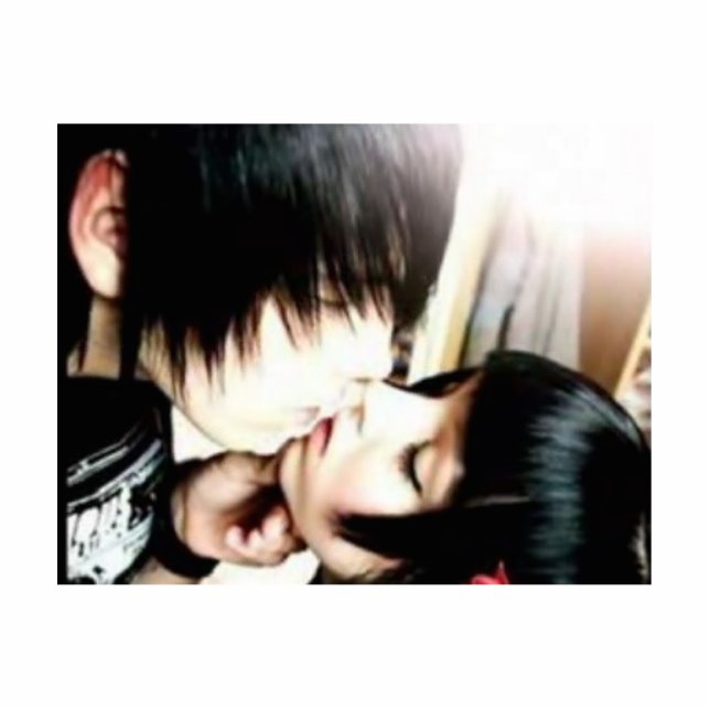 emo Liebe Fotoskulptur Magnet (Vorne)