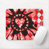 Emo Liebe Heart Paint Spritzer Mousepad (Mit Mouse)