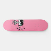 Emo-Mädchen Skateboard (Horizontal)