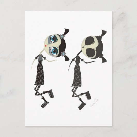 Emo Me und mein Emo Shadow Postkarte (Vorderseite)