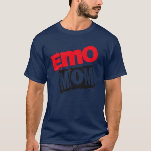 Emo-Mutter-Design Emo-Band Gen Z Millenial-Design T-Shirt (Vorderseite)