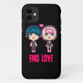 Emo Paare Case-Mate iPhone Hülle (Rückseite)