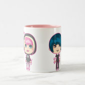 Emo Paare Zweifarbige Tasse (Mittel)