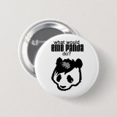 Emo Panda-Knopf Button (Vorne & Hinten)