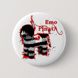 emo pinata button