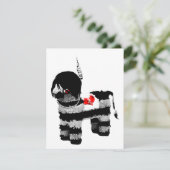 emo pinata einladung (Stehend Vorderseite)