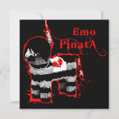 emo pinata einladung (Vorderseite)