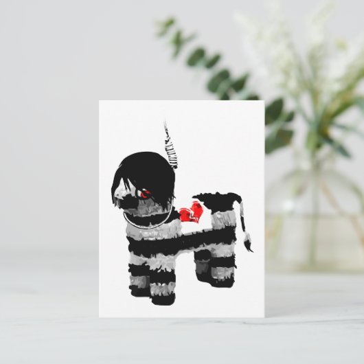 emo pinata postkarte (Stehend Vorderseite)