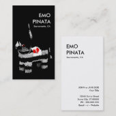 emo pinata visitenkarte (Vorne/Hinten)