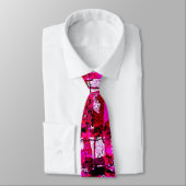 Emo Pink Neck Tie Krawatte (Gebunden)