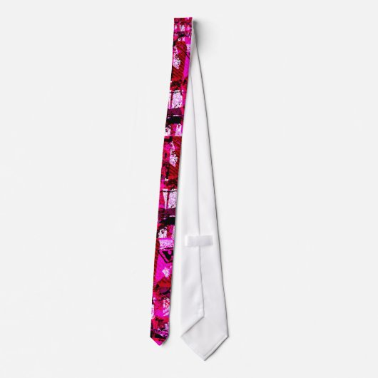 Emo Pink Neck Tie Krawatte (Rückseite)