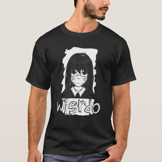 Emo Punk 2000s Emo Goth Style Weirdo T-Shirt (Vorderseite)