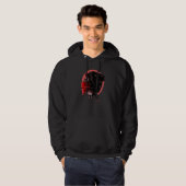 Emo Punk Demonic Girl Hoodie (Vorne ganz)