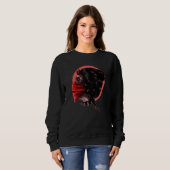 Emo Punk Demonic Girl Sweatshirt (Vorne ganz)