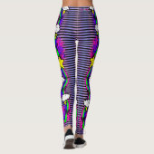 Emo Rainbow Cry Cloud Strichen Leggings (Rückseite)