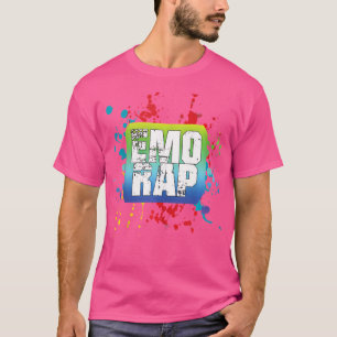 Emo Rap und Emo Hip Hop Spritzer Rapper T-Shirt