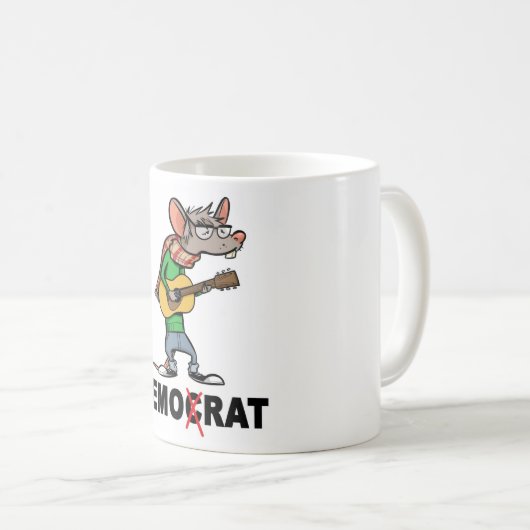 Emo Ratten-Tasse Kaffeetasse (VorderseiteRechts)