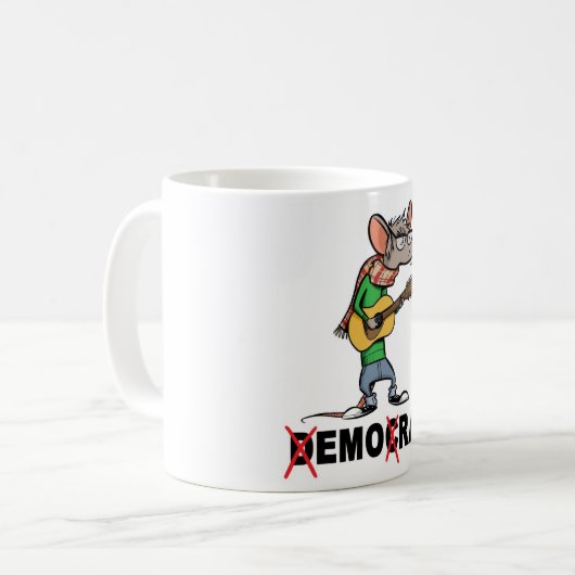 Emo Ratten-Tasse Kaffeetasse (Vorderseite Links)