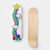 Emo Regenbogen-Gewohnheits-Skateboard Skateboard (Vorderseite)