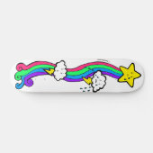 Emo Regenbogen-Gewohnheits-Skateboard Skateboard (Horizontal)