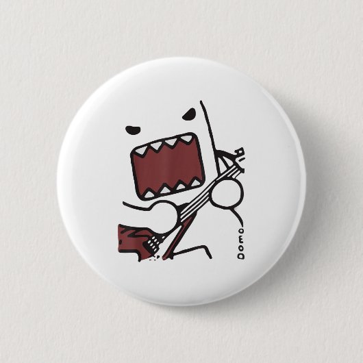Emo Scence Guitar Domo Y2k Japanese Button (Vorderseite)
