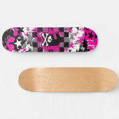 Emo Scene Girl Skateboard (Horizontal)