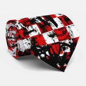 Emo Scene Graffiti Krawatte (Gerollt)