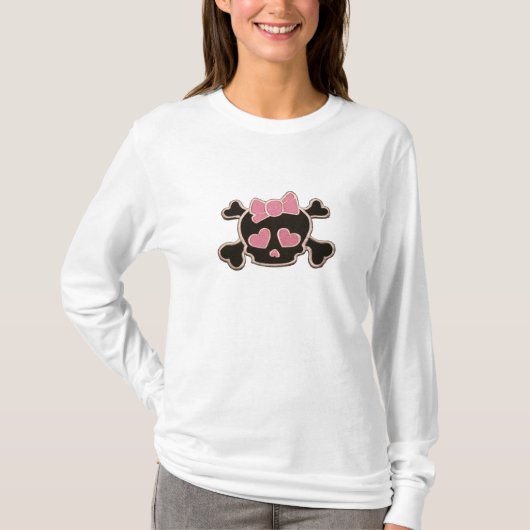 Emo Schädel T-Shirt (Vorderseite)